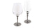 Vagabond House Majestic Forest Pewter Faux Bois Wine Glasses