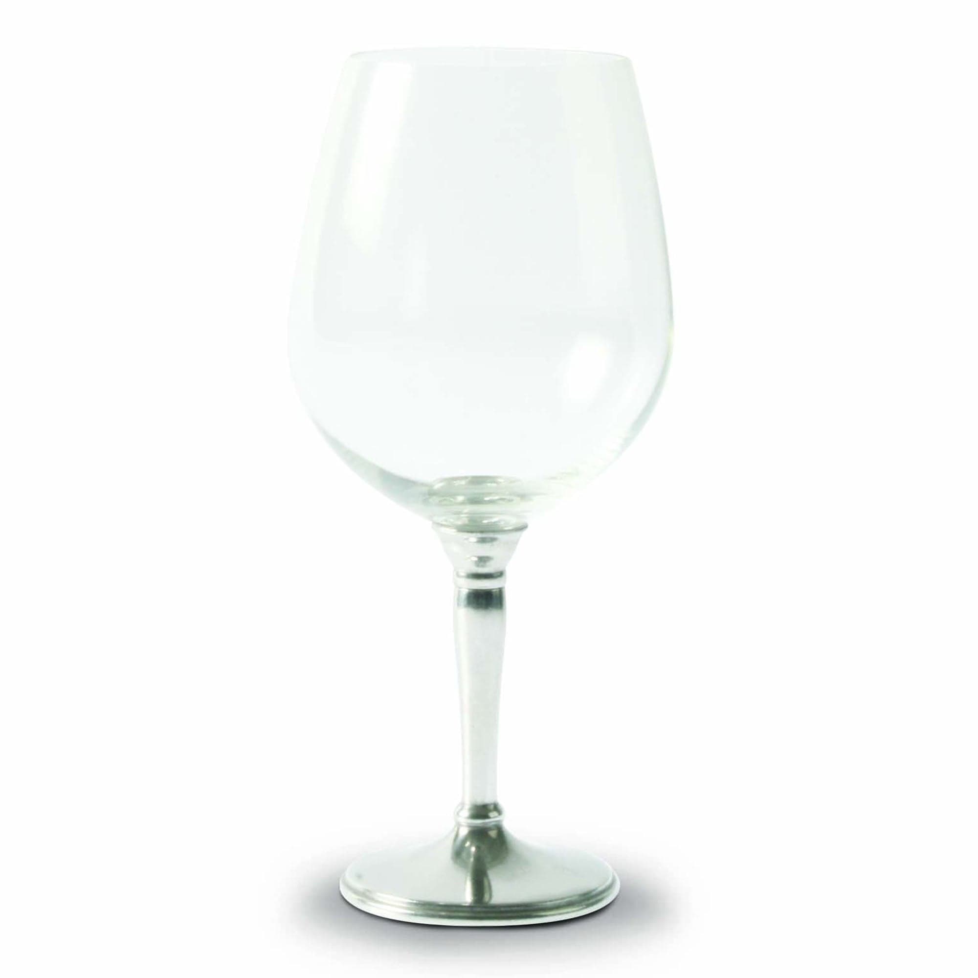 Vagabond House Medici Living Bordeaux - 21 oz Classic Pewter Stemware