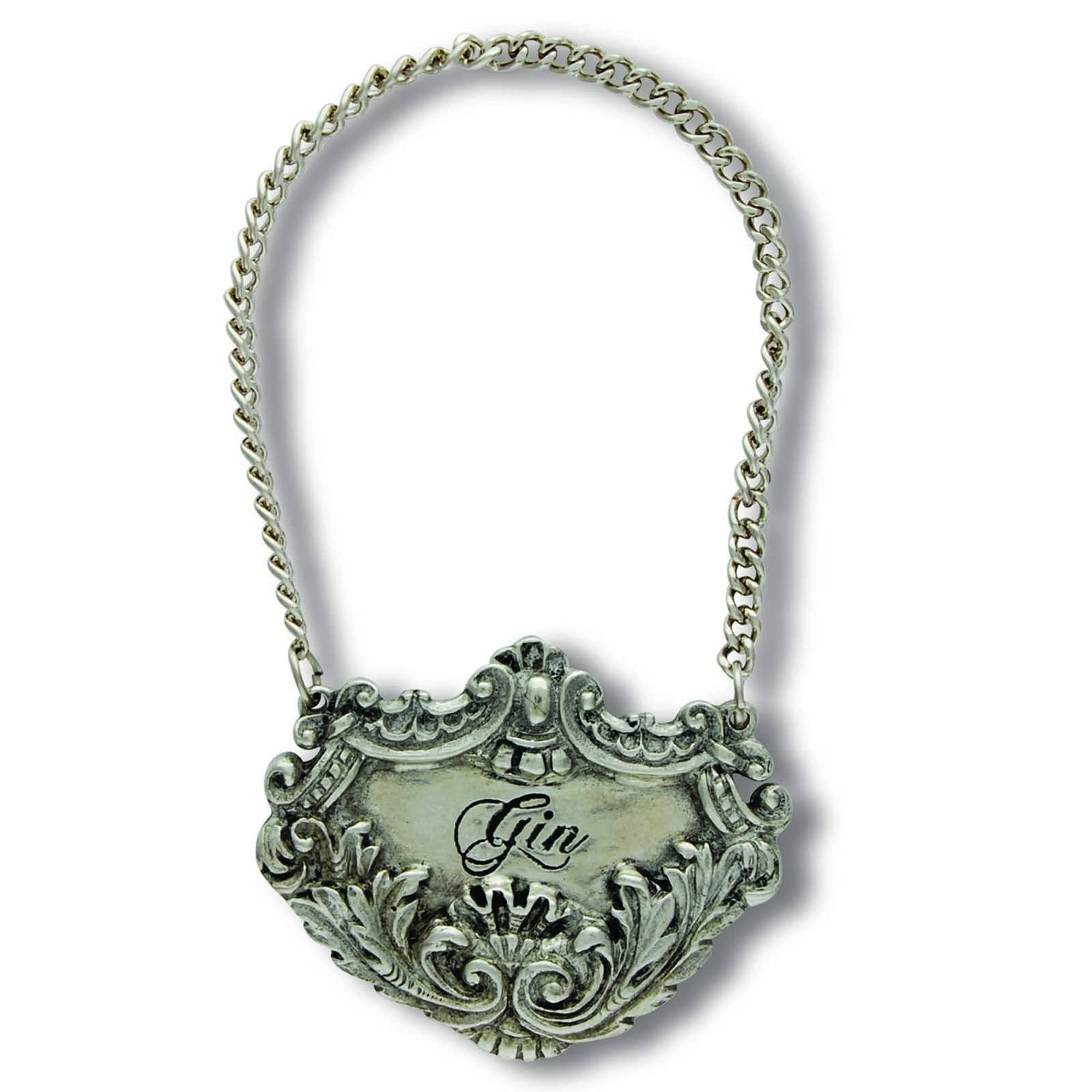 Vagabond House Medici Living Gin Pewter Medici Decanter Tags