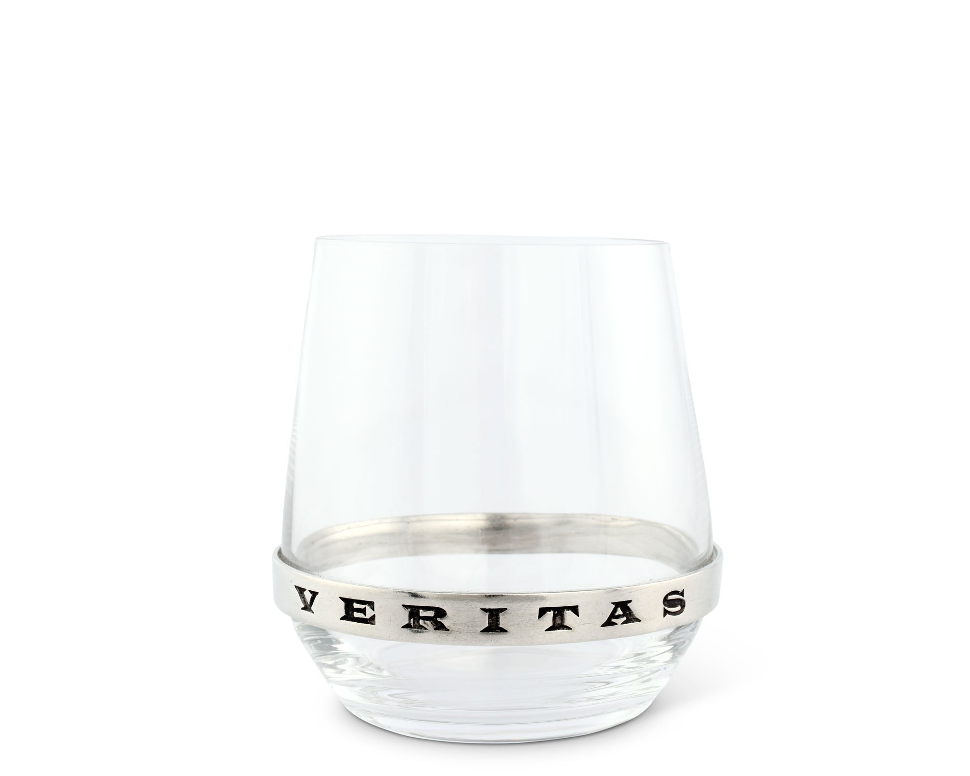 Vagabond House Medici Living In Vino Veritas Stemless Red Wine Glass