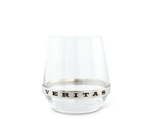 Vagabond House Medici Living In Vino Veritas Stemless Red Wine Glass