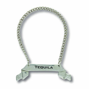 Vagabond House Medici Living Tequila Pewter Ribbon Decanter Tags