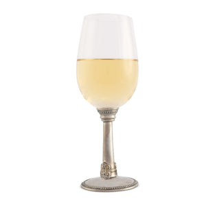 Vagabond House Medici Living White - 8.75" H 12.25 oz Medici Stemware