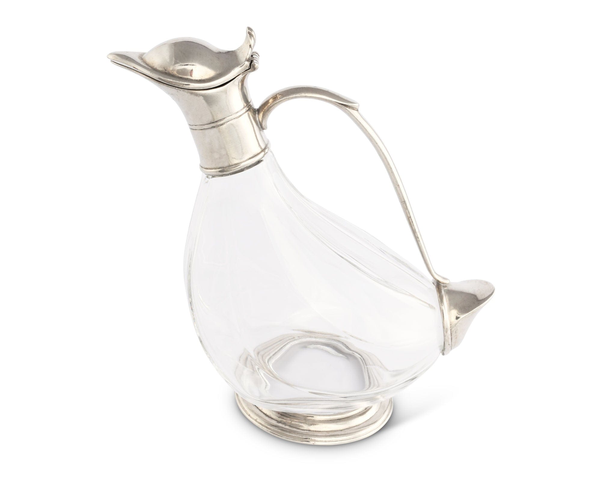 Vagabond House Morning Hunt Duck Pewter Wine Decanter