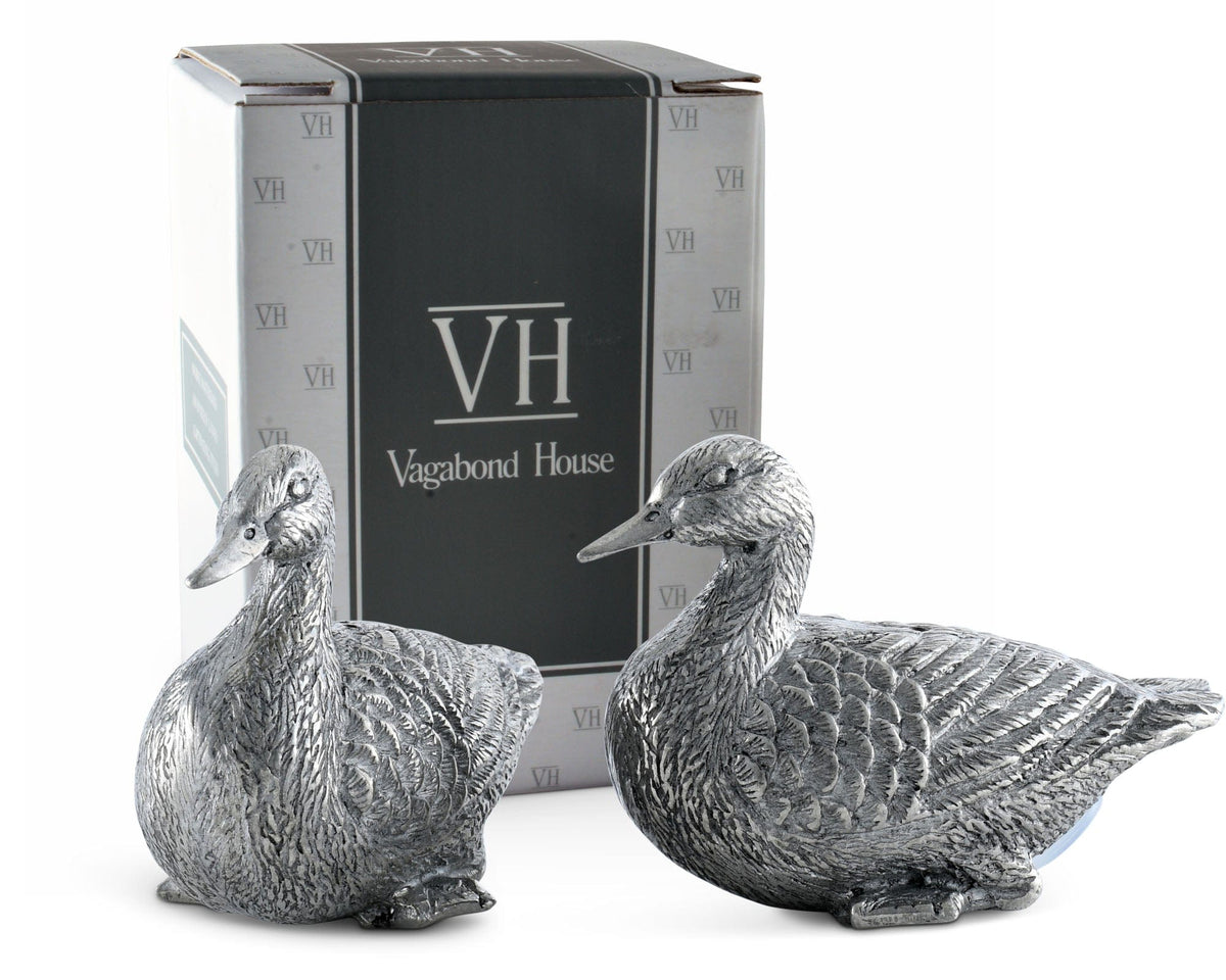 Vagabond House Morning Hunt Duck Salt &amp; Pepper Set