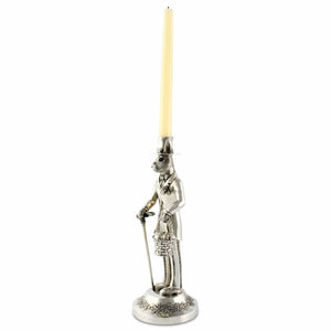 Vagabond House Morning Hunt Gentleman Hare Tall Candlestick