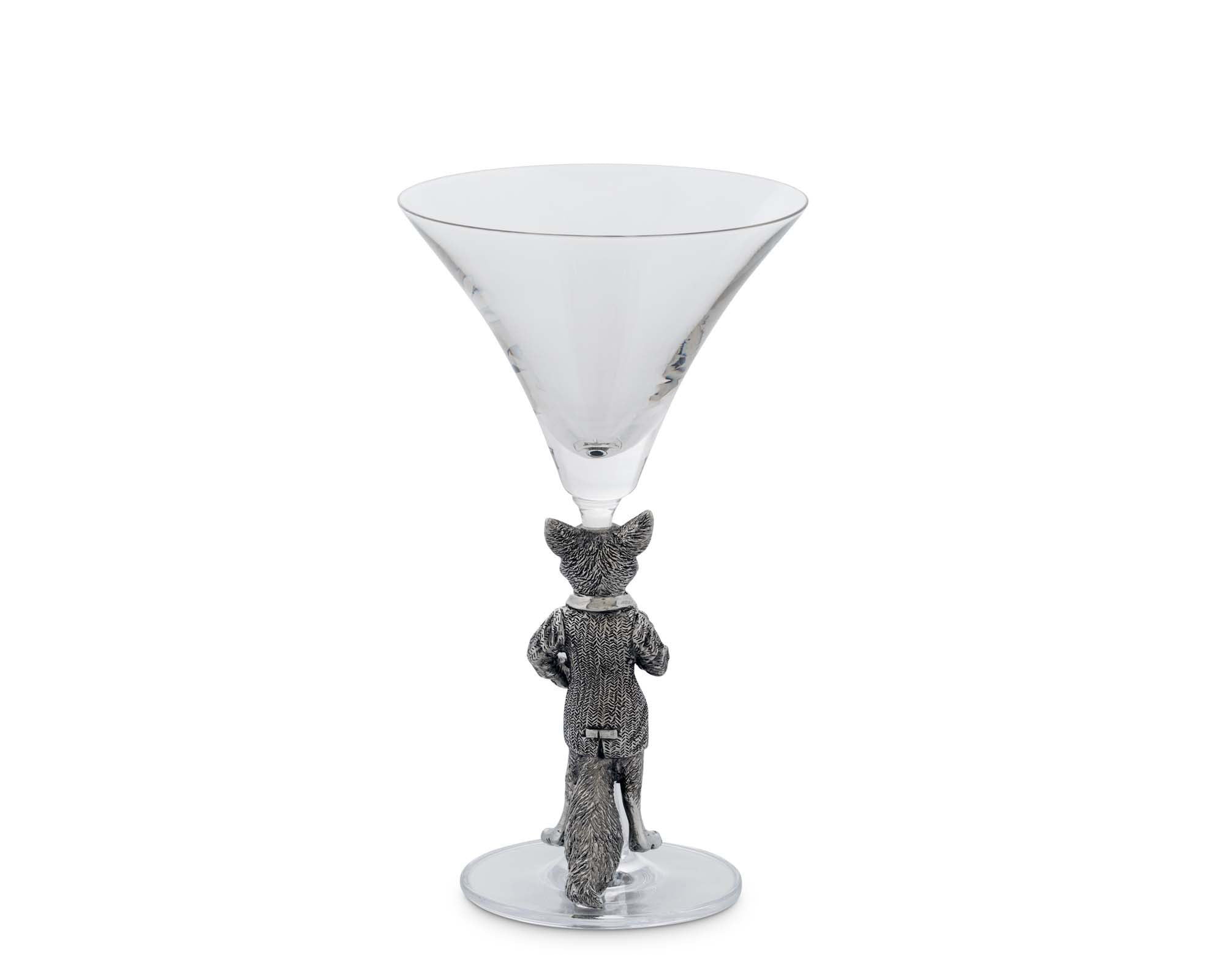 Vagabond House Morning Hunt Hunting Dressed Fox Cocktail / Martini Glass