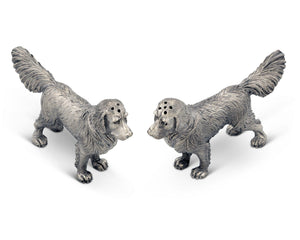 Vagabond House Morning Hunt Pewter Retriever Salt and Pepper