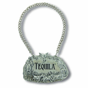 Vagabond House Morning Hunt Tequila Pewter Hunt Decanter Tags