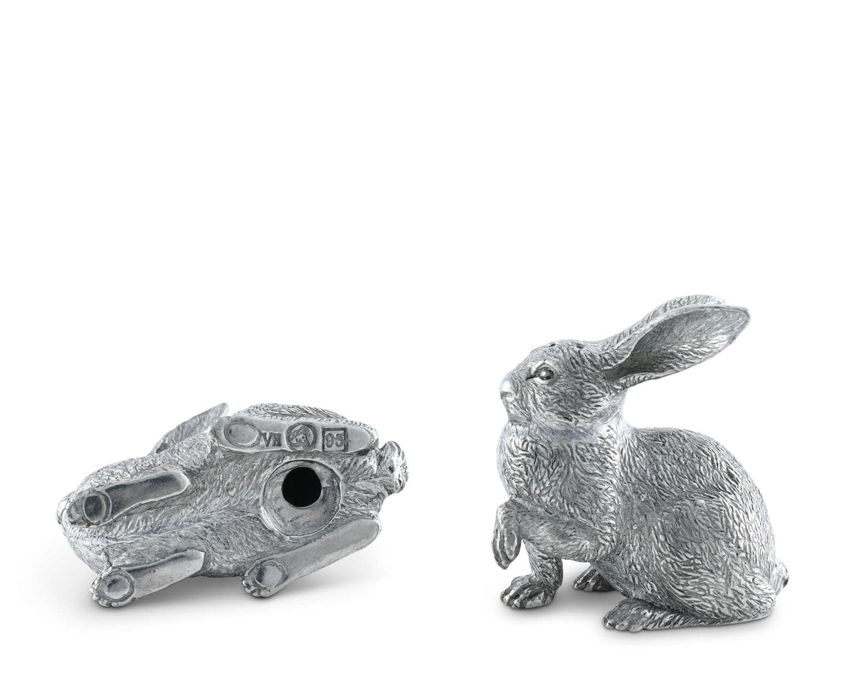 Vagabond House Morning Hunt Wild Hare Salt and Pepper Set