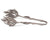 Vagabond House Olive Grove Pewter Olive Pattern Ice / Bread Tongs