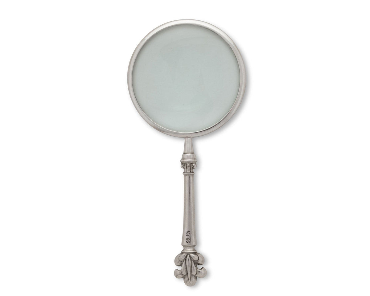 Vagabond House Provencal Pewter Provencal Pattern Magnifier 4 inches
