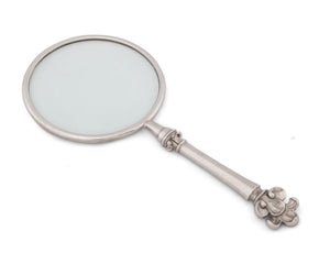 Vagabond House Provencal Pewter Provencal Pattern Magnifier 4 inches