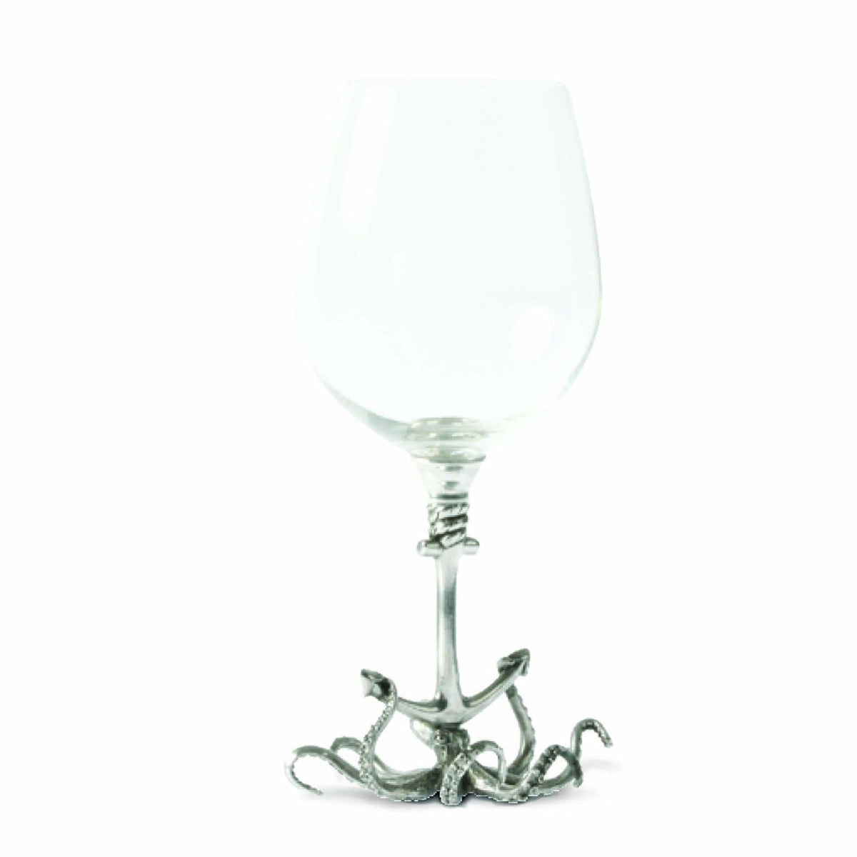 Vagabond House Octopus Pewter Stem Cocktail Glass