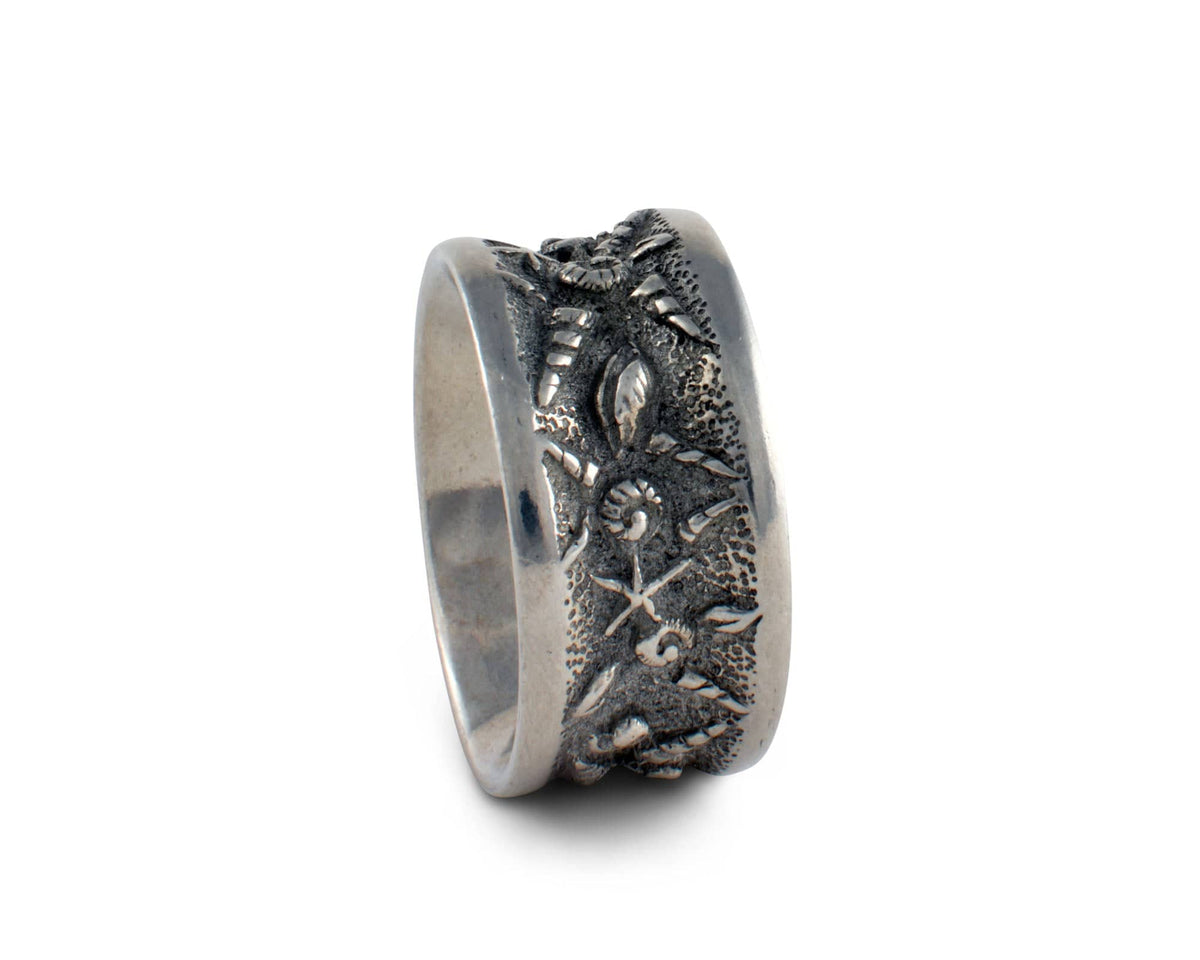 Vagabond House Sea and Shore Coastal Tide Pool Napkin Ring