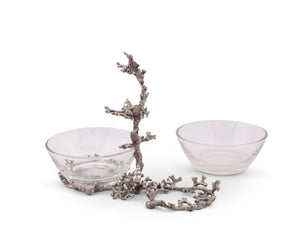 Vagabond House Sea and Shore Coral Condiment Bowls