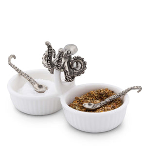 Vagabond House Sea and Shore Octopus Dbl Salt Cellar