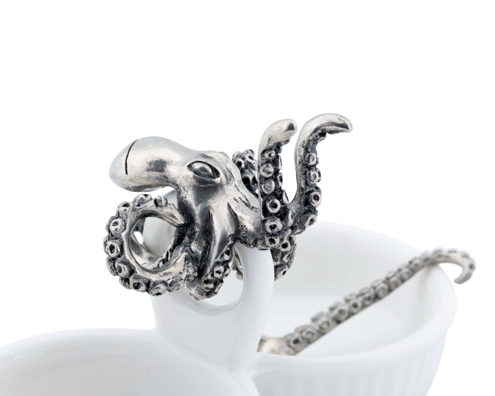 Vagabond House Sea and Shore Octopus Dbl Salt Cellar