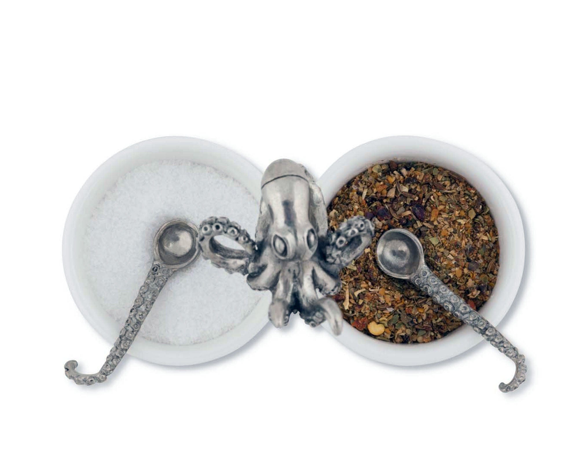 Vagabond House Sea and Shore Octopus Dbl Salt Cellar