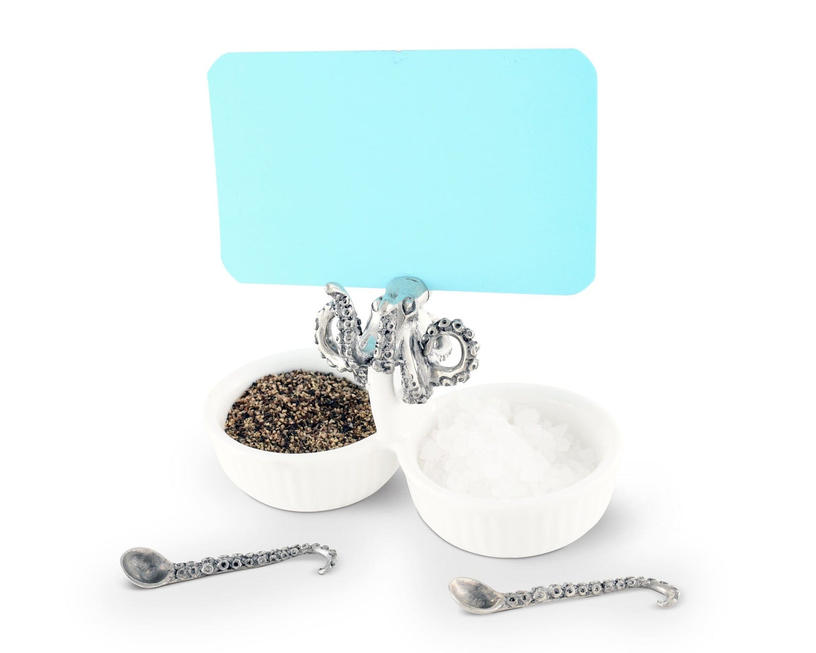 Vagabond House Sea and Shore Octopus Dbl Salt Cellar