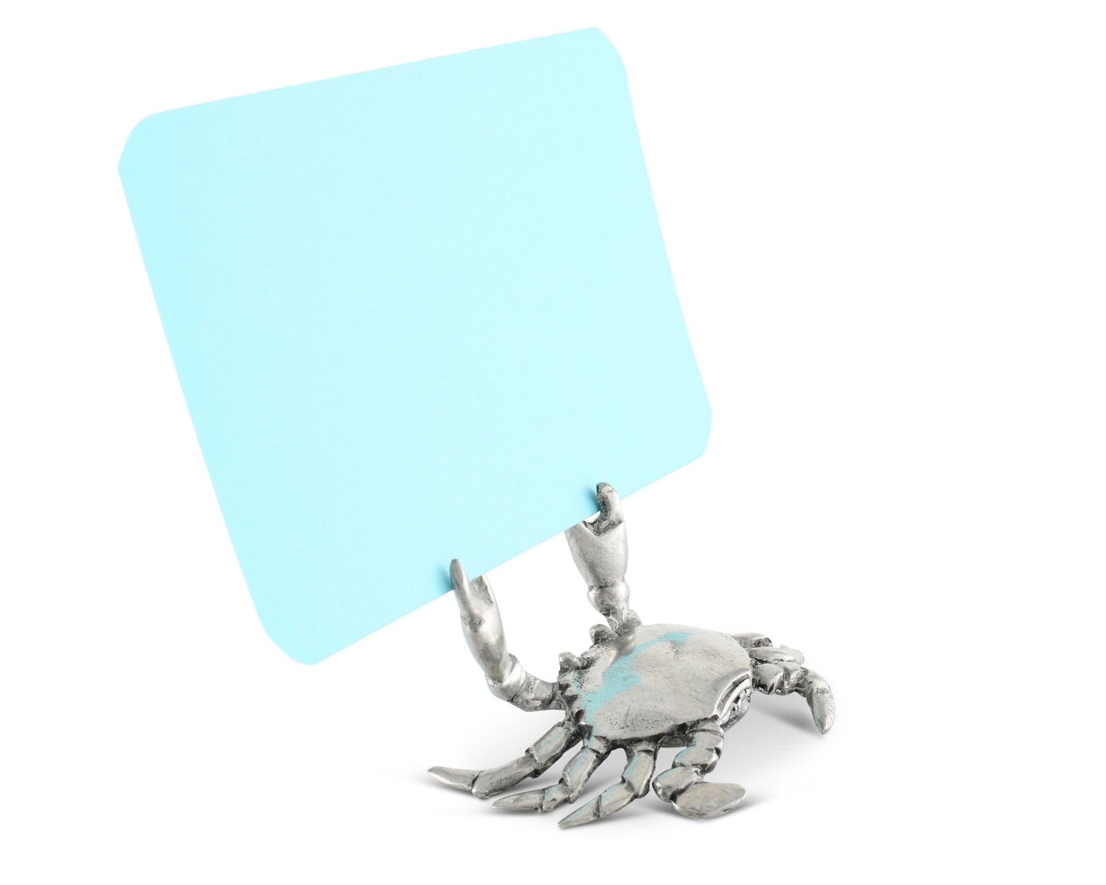 Vagabond House Sea and Shore Pewter Crab Place Card Holder