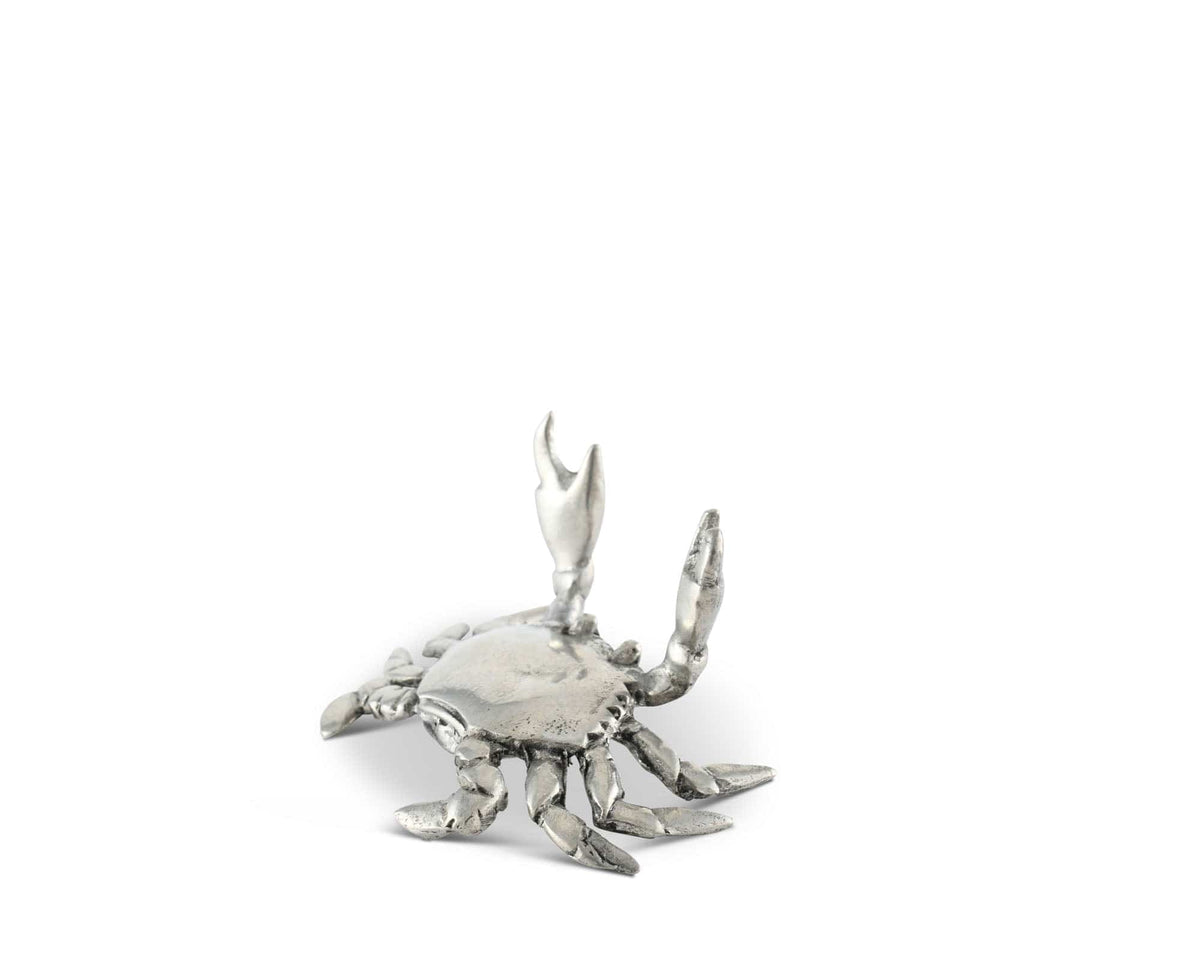 Vagabond House Sea and Shore Pewter Crab Place Card Holder