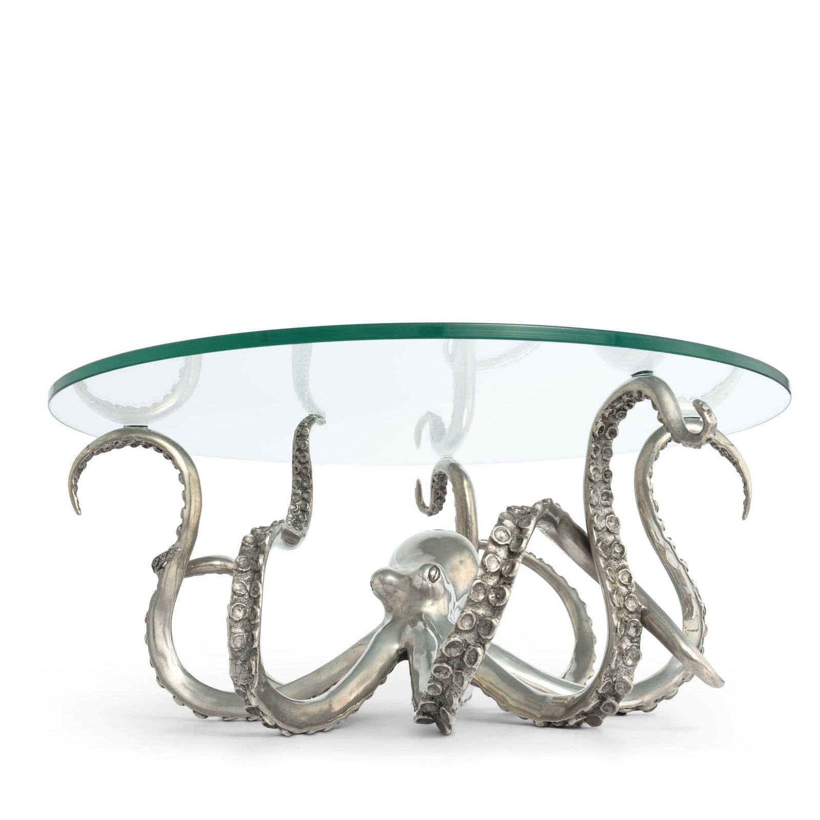 Vagabond House Sea and Shore Pewter Octopus Dessert Stand - MED