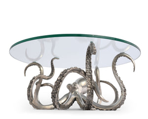 Vagabond House Sea and Shore Pewter Octopus Dessert Stand - MED