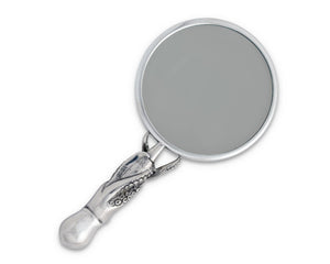 Vagabond House Sea and Shore Pewter Octopus Handle Magnifier 4 inches