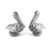 Vagabond House Sea and Shore Pewter Pelicans Salt & Pepper Set