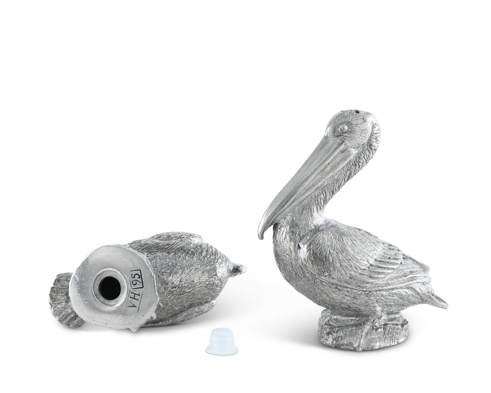 Vagabond House Sea and Shore Pewter Pelicans Salt & Pepper Set