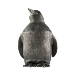 Vagabond House Sea and Shore Pewter Penguin Ice Bucket