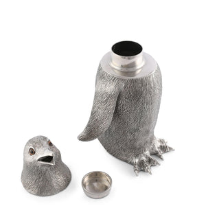 Vagabond House Sea and Shore Pewter Penguin Shaker