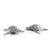 Vagabond House Sea and Shore Pewter Sea Turtles Salt & Pepper Set