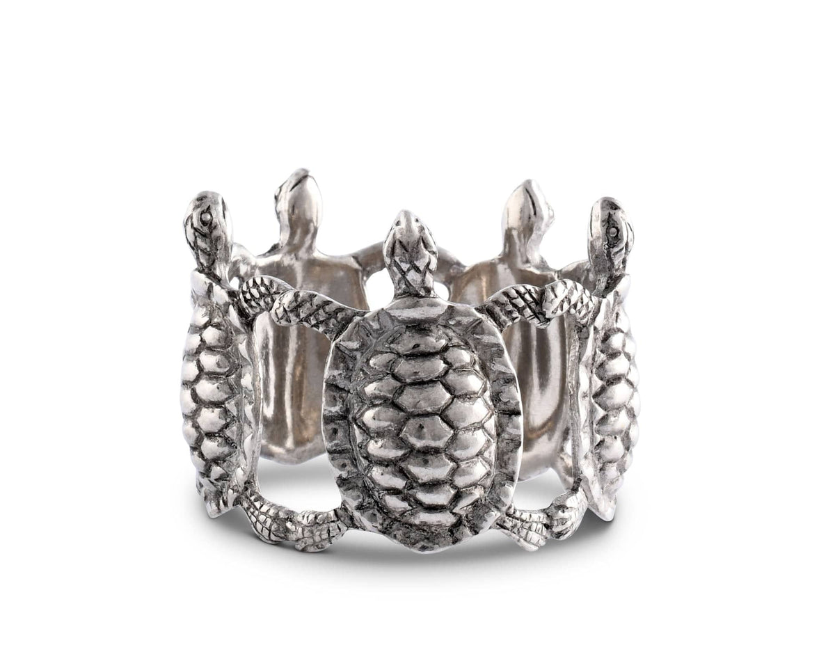 Vagabond House Sea and Shore Sea Turtle Napkin Rings