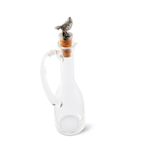 Vagabond House Song Bird Cruet Bottle with Song Bird Cork Stopper