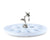 Vagabond House Song Bird Deviled Egg Tray with Pewter Song Bird Handle