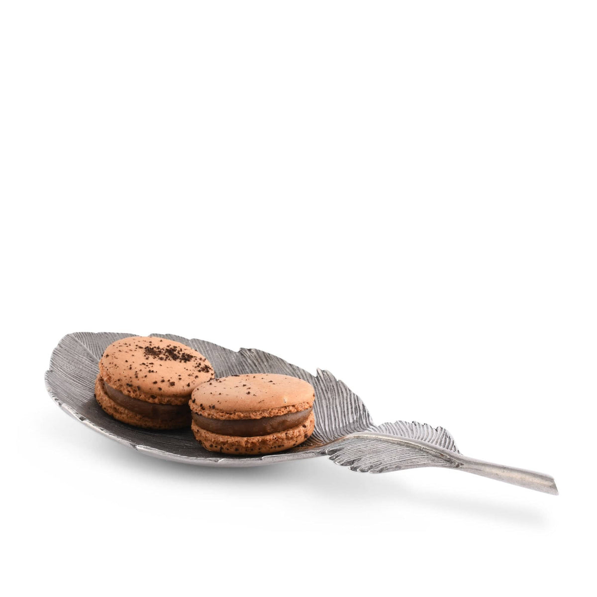 Vagabond House Song Bird Pewter Feather of Icarus Tray