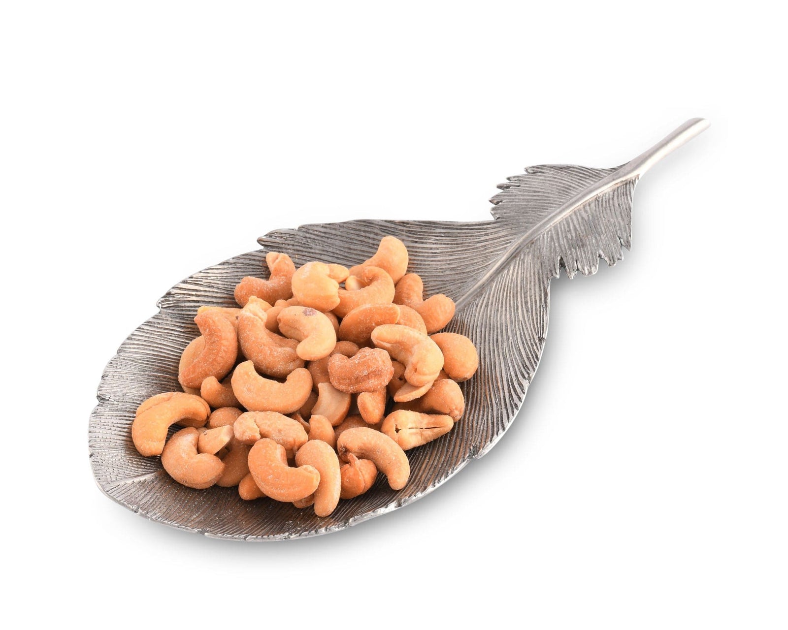 Vagabond House Song Bird Pewter Feather of Icarus Tray