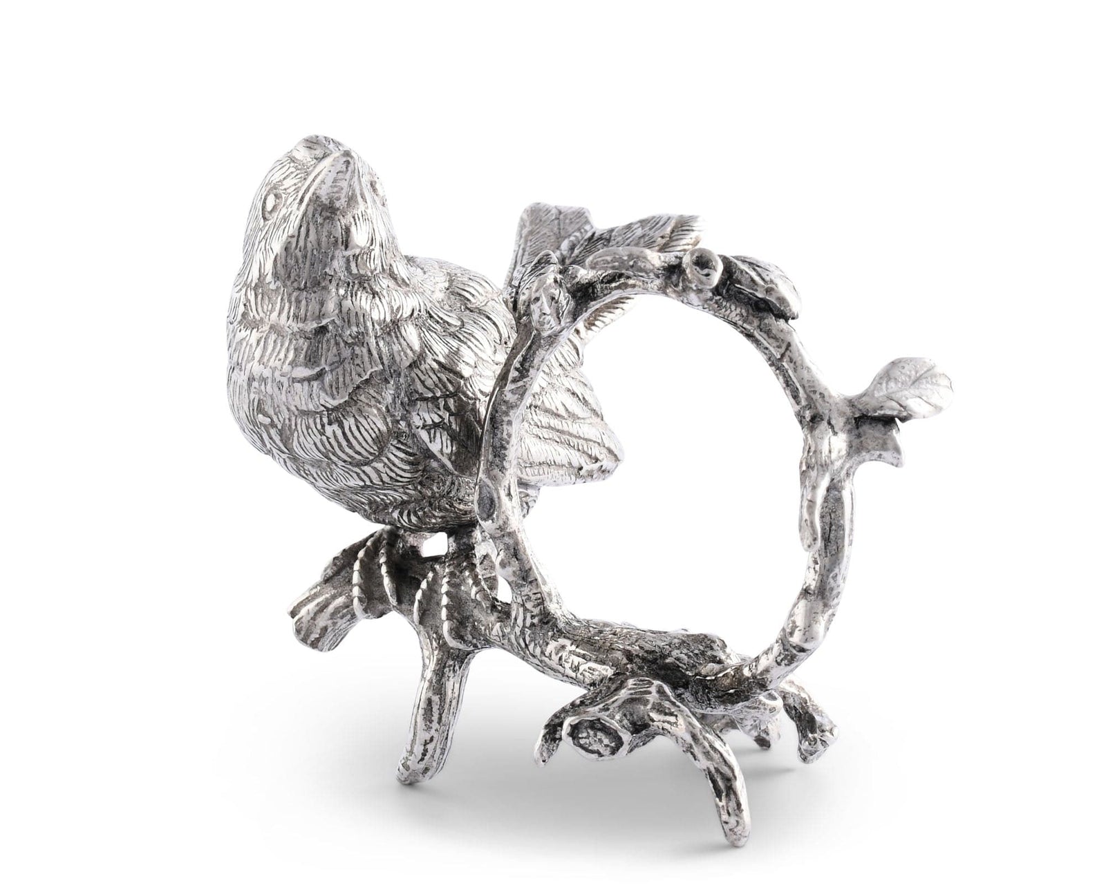 Vagabond House Song Bird Pewter Song Bird Napkin Ring