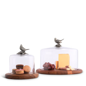Vagabond House Song Bird Song Bird Glass Covered Cheese Wood Board