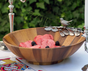 Vagabond House Song Bird Song Bird Salad Serving Bowl