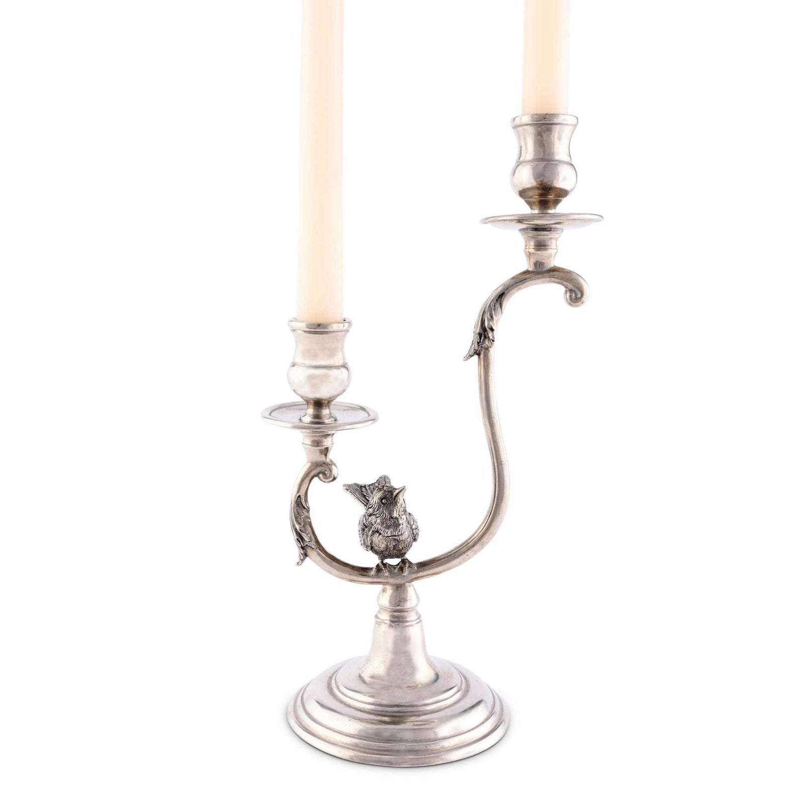 【PAPER GARDEN】Bamboo handle candle holder Arbor Taper Candle Holder | Serena and Lily