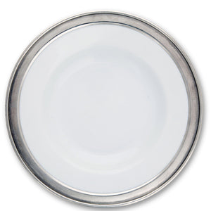 Vagabond House Tribeca Classic Pewter Rim Dinner Plate