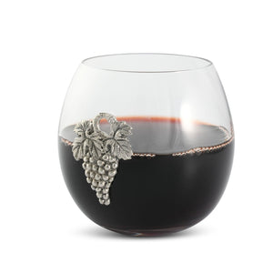 Vagabond House Vineyard Grape Stemless Wine Glass