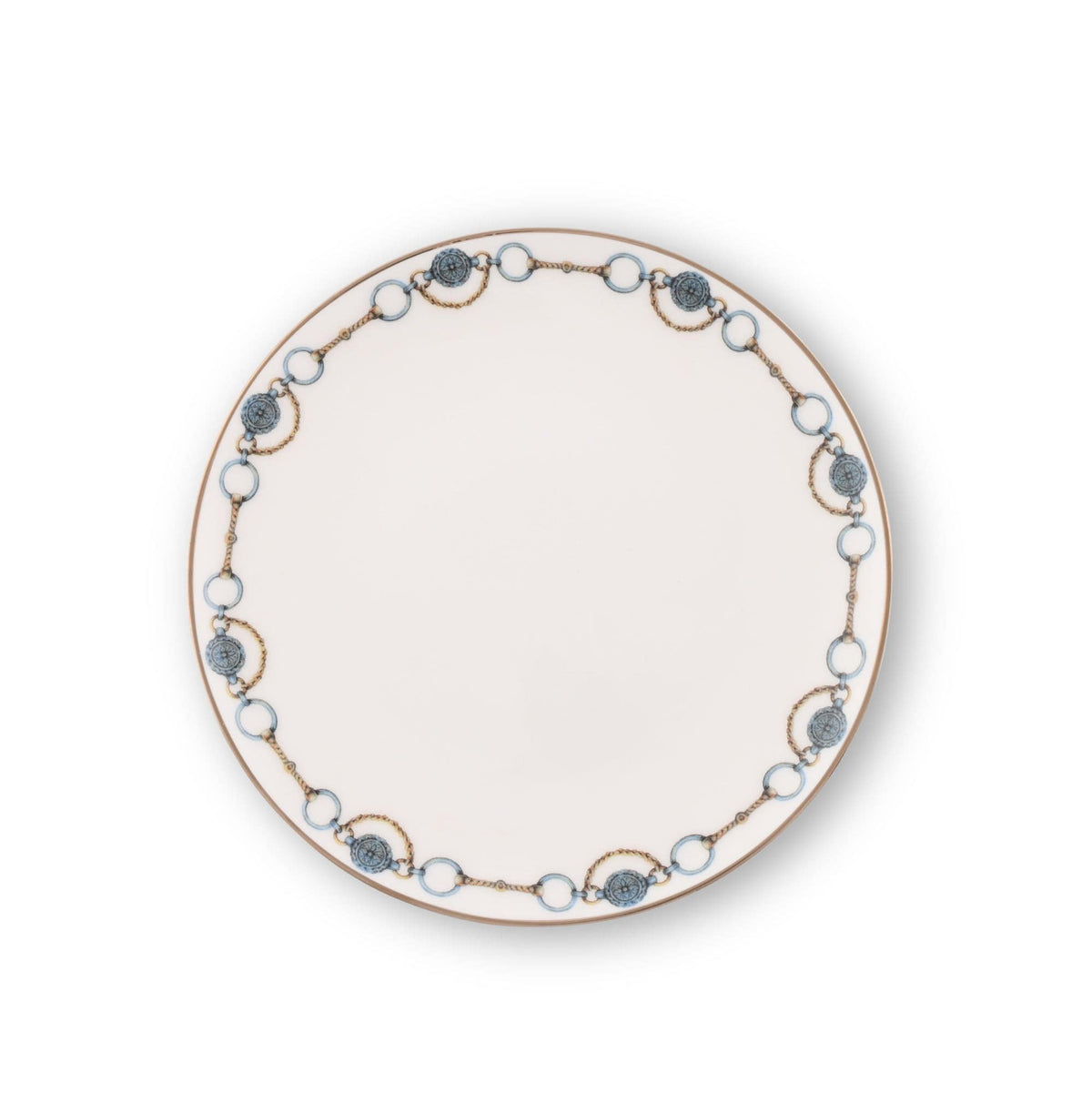 Vagabond House Western Frontier Amarillo Concho Pattern Bone China Round Bread Plate