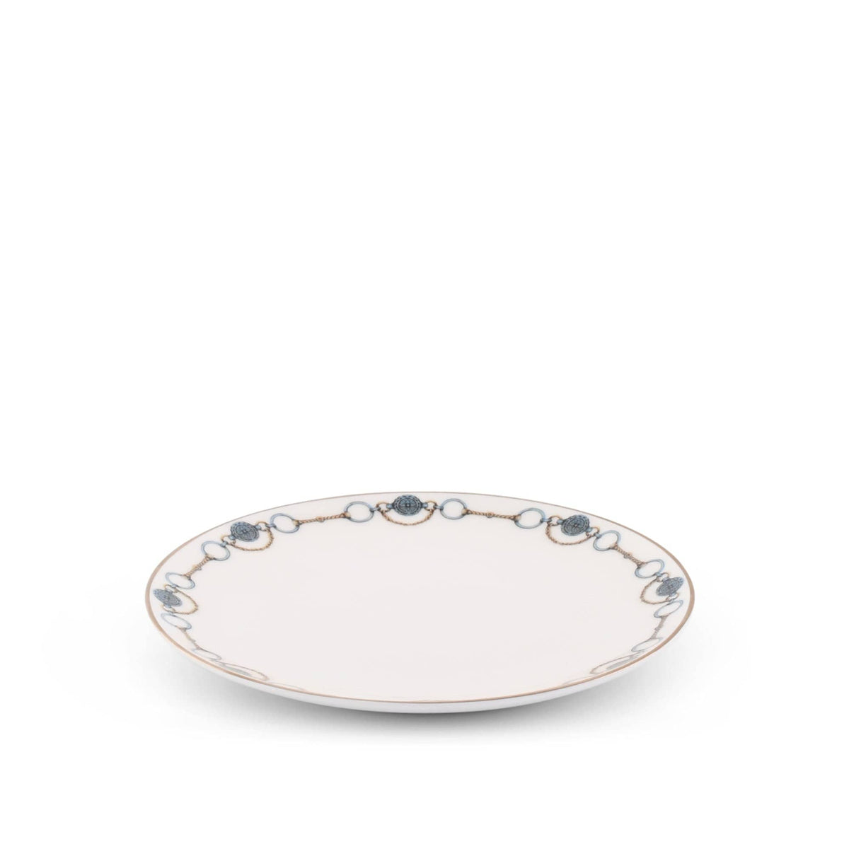 Vagabond House Western Frontier Amarillo Concho Pattern Bone China Round Bread Plate