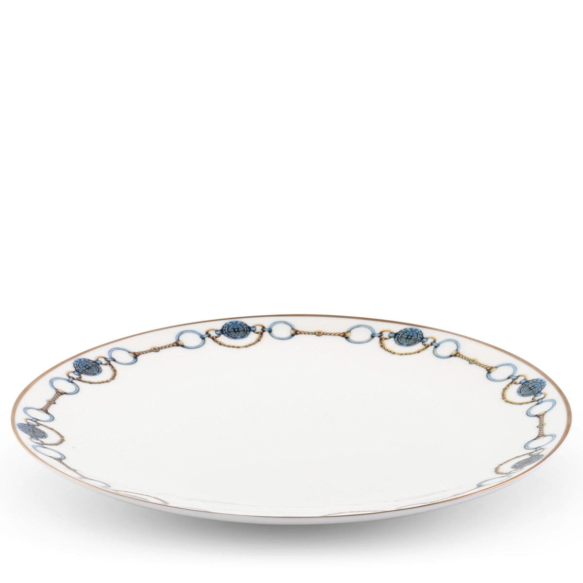 Vagabond House Western Frontier Amarillo Concho Pattern Bone China Round Charger Plate