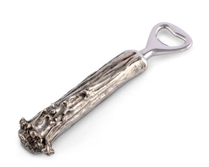 Vagabond House Western Frontier Pewter Antler Bottle Opener