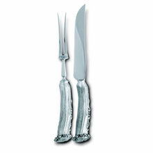 Vagabond House Western Frontier Pewter Antler Carving Set